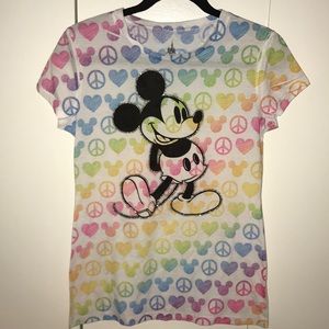 rainbow mickey mouse t-shirt from disney world